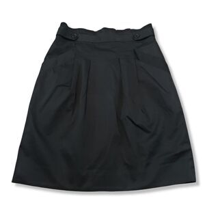 BCBGMaxAzria Skirt Size 6 A-Line Pleated Black Women's Skirt BCBG MAX AZRIA